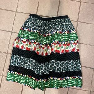 NWOT Disney Alice Through the Looking Glass Colorful Patterned Women's Skirt L